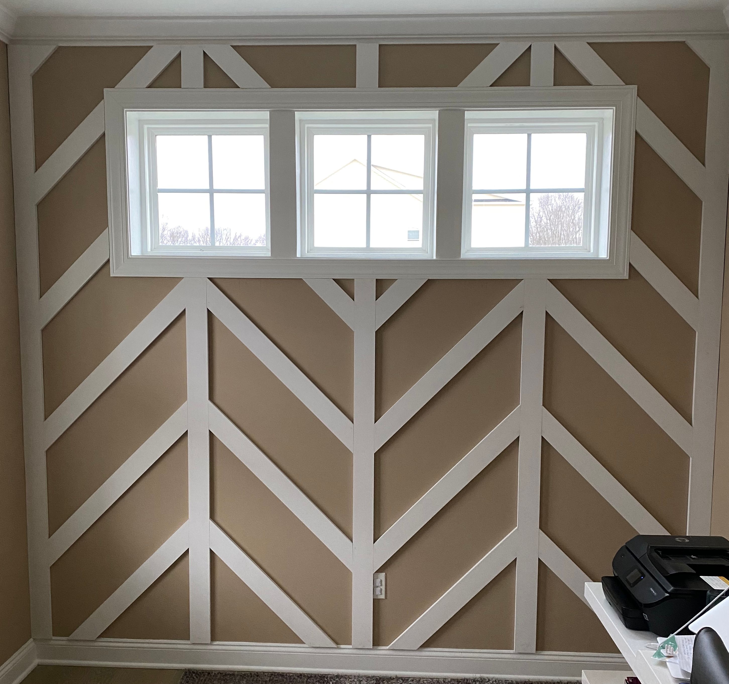 Feature wall adds artistry